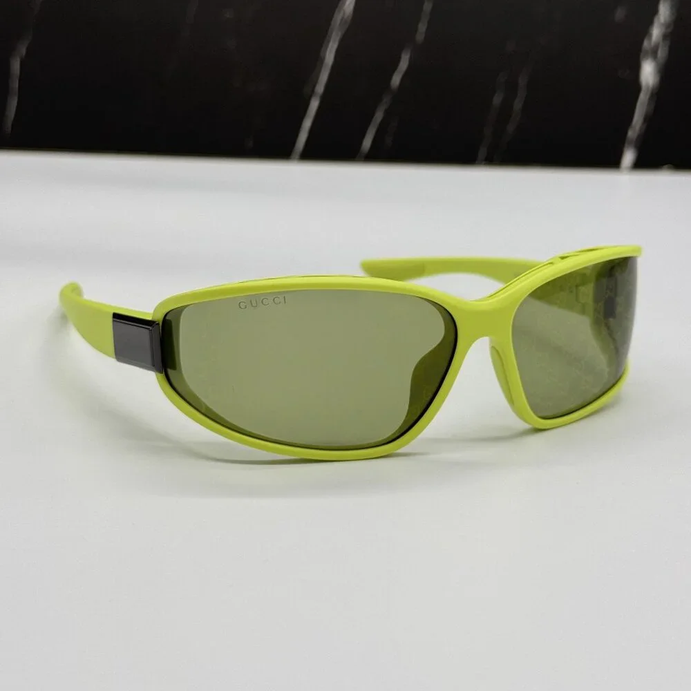NEW GUCCI SUNGLASSES GREEN MEN EYEWEAR GUCCI GG2011S 002